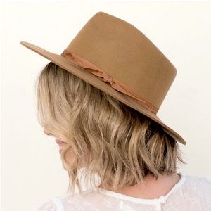 Lack Of Color Tan Fedora Hat (no tags!)